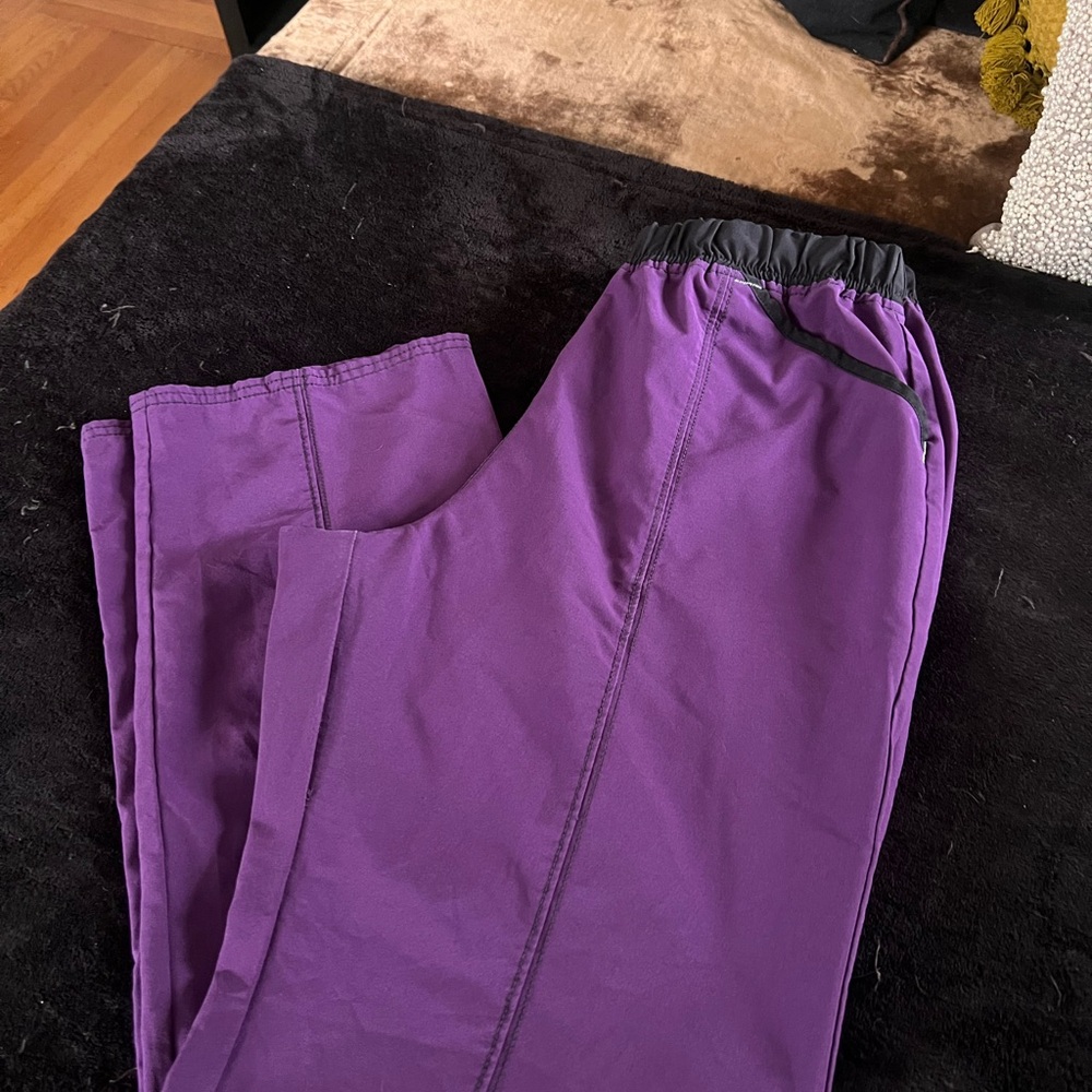 Scrubstar Purple and Black Scrub Pants